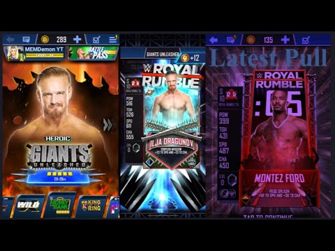 Heroic Ilja Acquired! Giants Unleashed Complete! WWE SuperCard Season 10 #wwesupercard