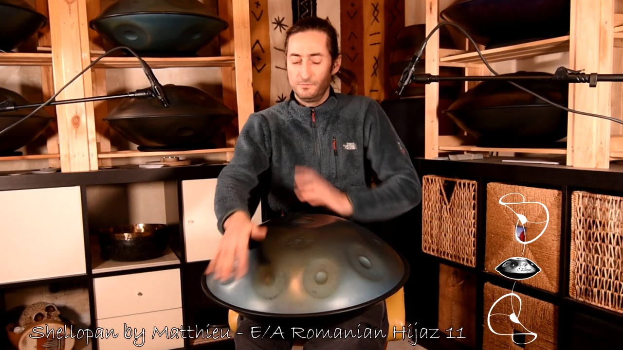 Handpan E/A Romanian Hijaz 11 - Shellopan by Matthieu