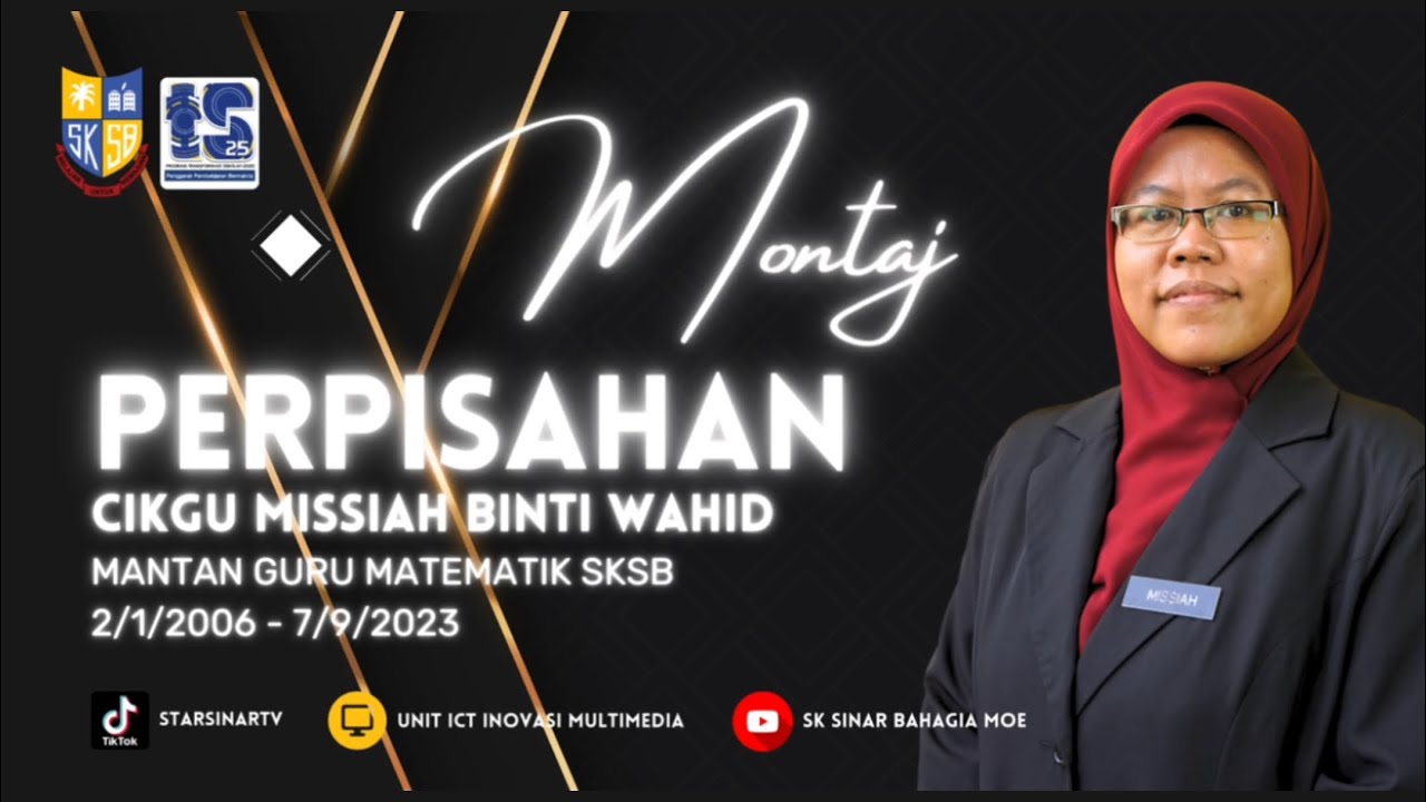 SALAM PERPISAHAN BUAT CIKGU MISSIAH