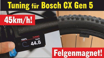 Bosch Performance CX Gen 5 (Felgenmagnet) entdrosseln mit VOLspeed Tuning – so geht’s!