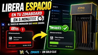 Libera ESPACIO en tu ZimaBoard en 5 minutos: El truco de migración que nadie enseña
