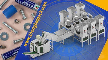 Automatic Bolt Washer Nut Packing Machine | Hardware Packaging Machine
