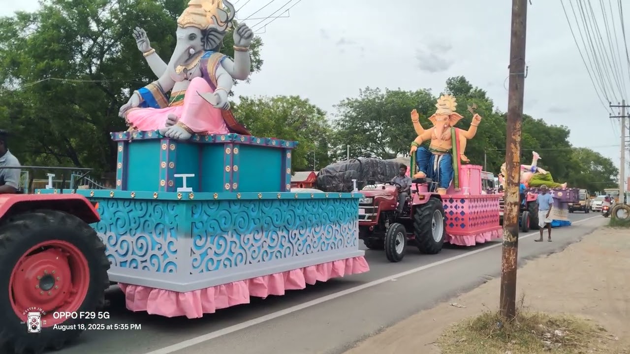 Ennag our pillayar sathurthi thiruvila aramichachi 😍🥰