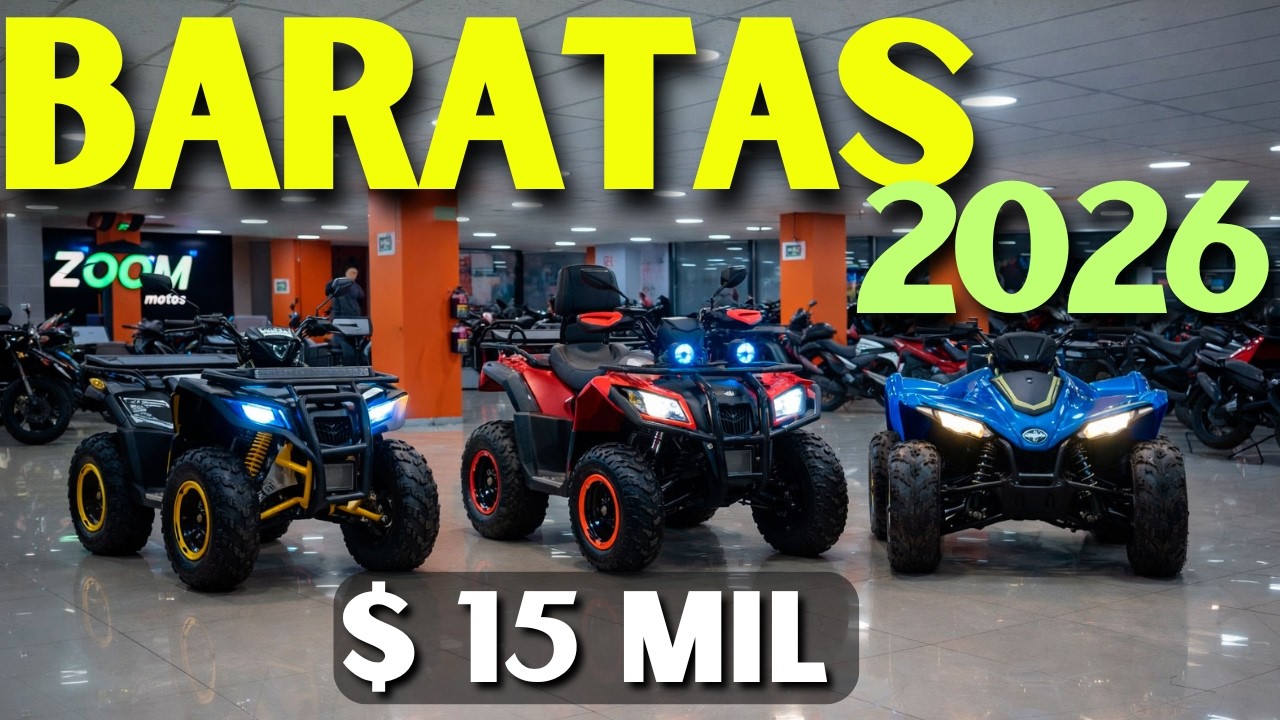 Las 16 Cuatrimotos más BARATAS en México 2026 -Precios y características