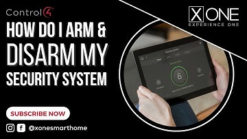 CONTROL4 - HOW DO I ARM AND DISARM SECURITY SYSTEM