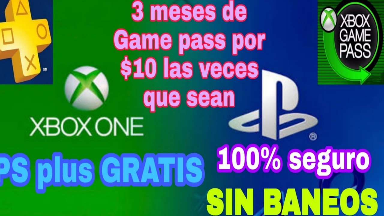 Cómo tener Game pass y PS plus gratis 2020 YouTube