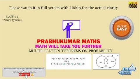 Multiplication Theorem on Probability-Easy Method