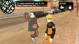 Naruto World Mod GTA SA Android 🔥 13 Characters With Original Voices!