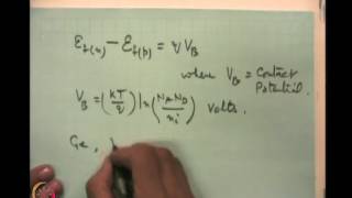 Mod-01 Lec-02 p-n Junction/Diode(Contd.)