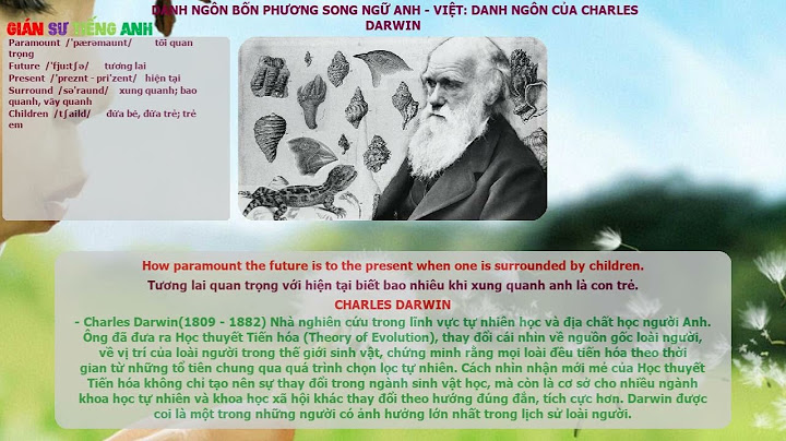 Charles Darwin - Nhà sinh học - Anh