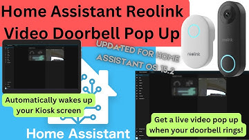 Home Assistant Reolink Video Doorbell Pop Up - Updated
