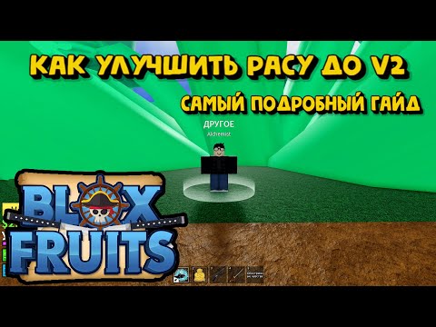 Блокс Фрутс Как получить расу V2  Роблокс