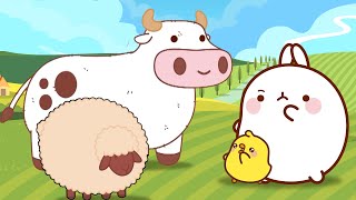 Molang | At The Farm | Funny Cartoons For Kids