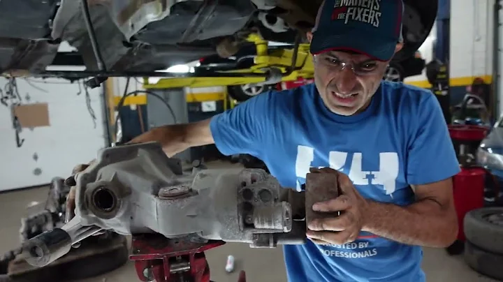 How To Remove Rear Differential VOLVO XC70 2001-07(Powertrain Removal Part 8)