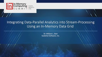 Integrating Data Parallel Analytics into Stream Processing Using an In Memory Data Grid - IMC Summit