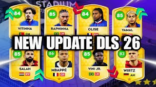 Dls 26 Updated Player Ratings Are Here All New Players Revealed.