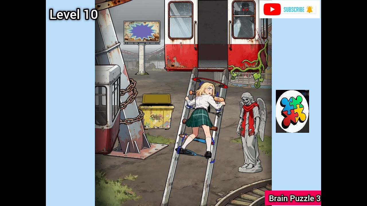 Brain Puzzle 3 Crazy Mind Level 10 Solution Walkthrough - YouTube
