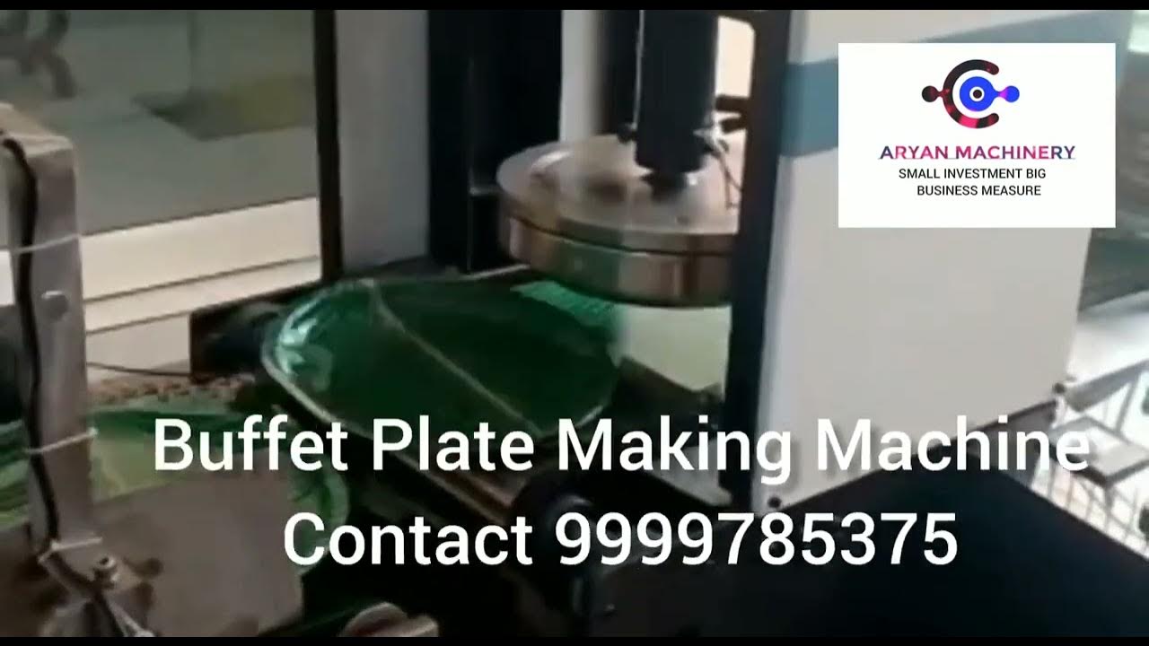 Automatic Buffet Plate Making Machine 9999785375 YouTube