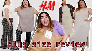 NEW FAVE??  H&M PLUS SIZE 20 TRY ON HAUL AUSTRALIA 2022 AD