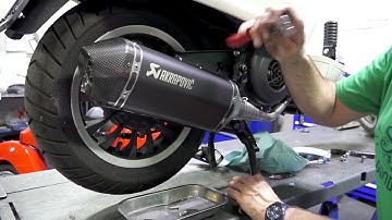 Installing Akrapovic Exhaust on Vespa Sprint/Primavera