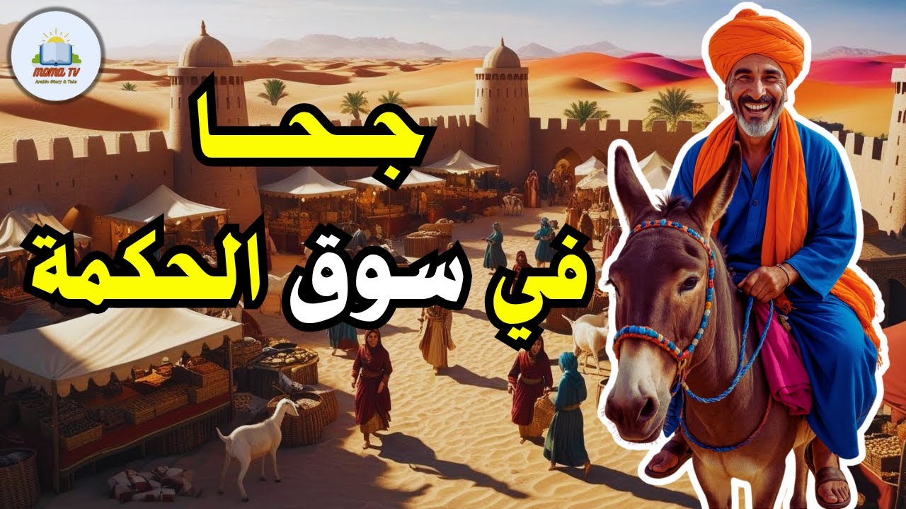 قصة جحا في سوق الحكمة، من حيل و ذكاء جحا، ضع السماعات واستمع، قصة مشوقة و مسلية