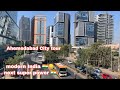 Ahemedabad city tour   sky line view  modern india  