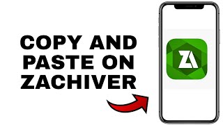 HOW TO COPY AND PASTE IN ZARCHIVER 2026