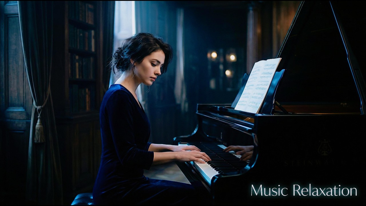 Relaxing Piano Music for Deep Sleep & Study 🌙 Beautiful Relaxing Piano ...