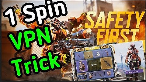 Safety First draw ⚡1 Spin VPN Trick ⚡ Cod Mobile Lucky Draw