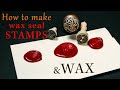 How to make your own wax seal stamp and wax.