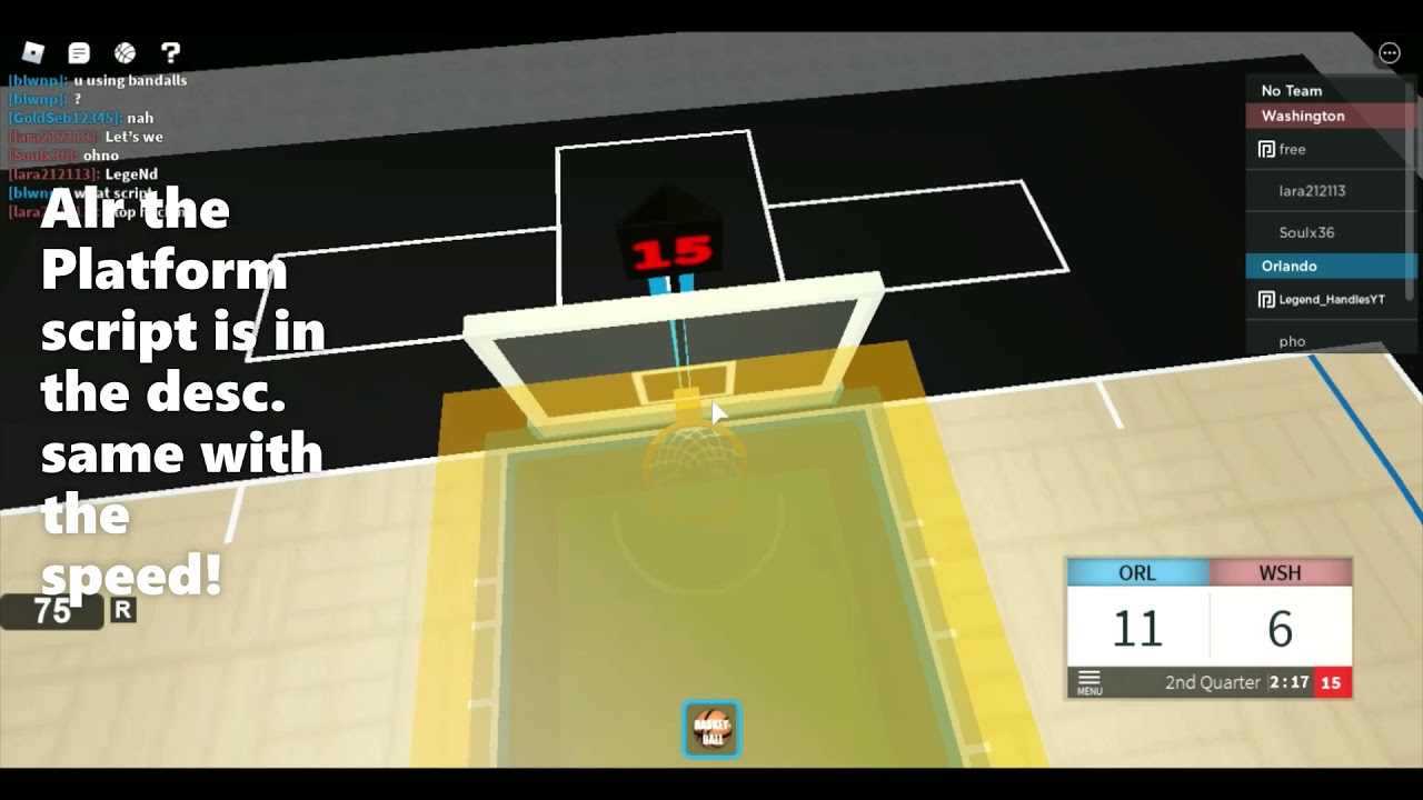 New Phenoms scripts Basketball Roblox! - YouTube