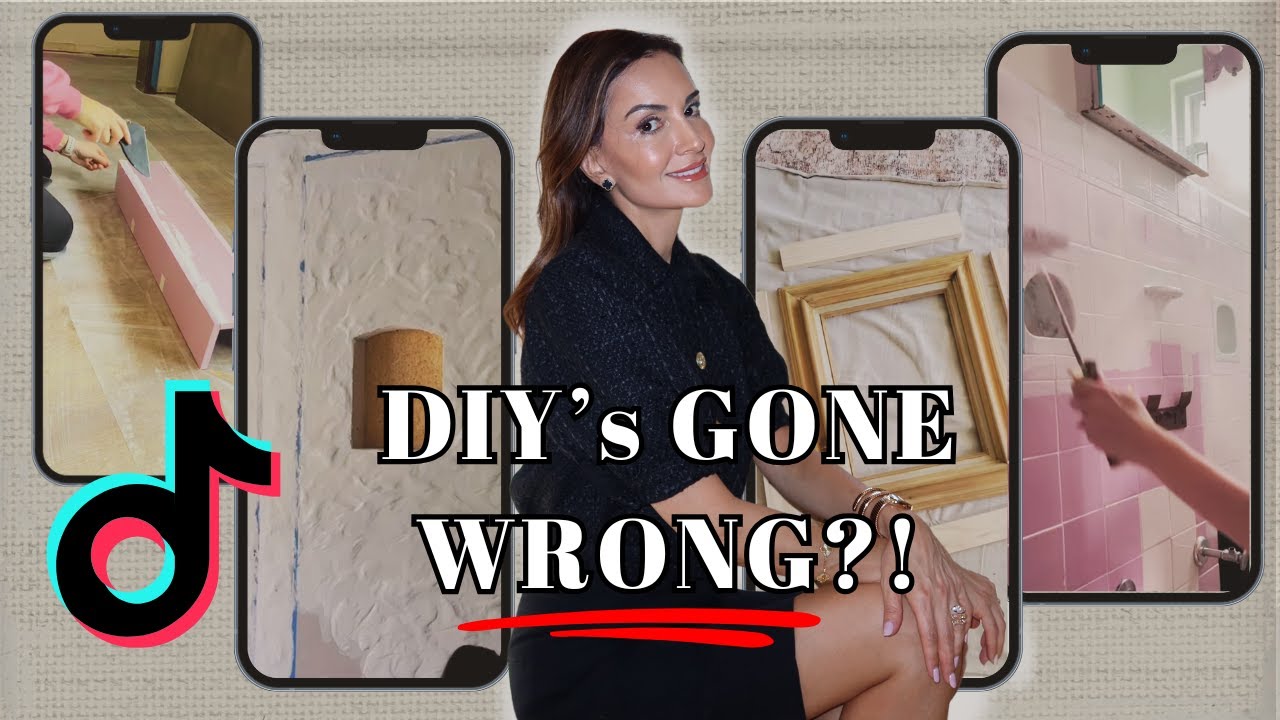 Interior Designer Reacts to the Craziest TikTok DIY’s - YouTube