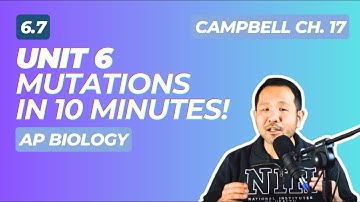 AP Biology: Nucleotide Mutations in UNDER 10 minutes! (Chapter 17, Unit 6)