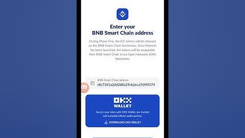 How to get your ICE deposit wallet address from OKX exchange