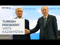 Erdogan heads to Kazakhstan for talks ahead of Turkic summit