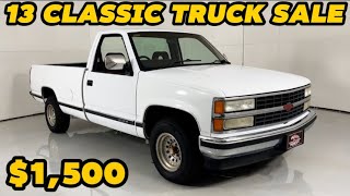 Act now: 13 Classic Trucks For Sale Under $10,500