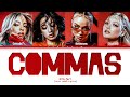 GIRLSET COMMAS Lyrics (Color Coded)