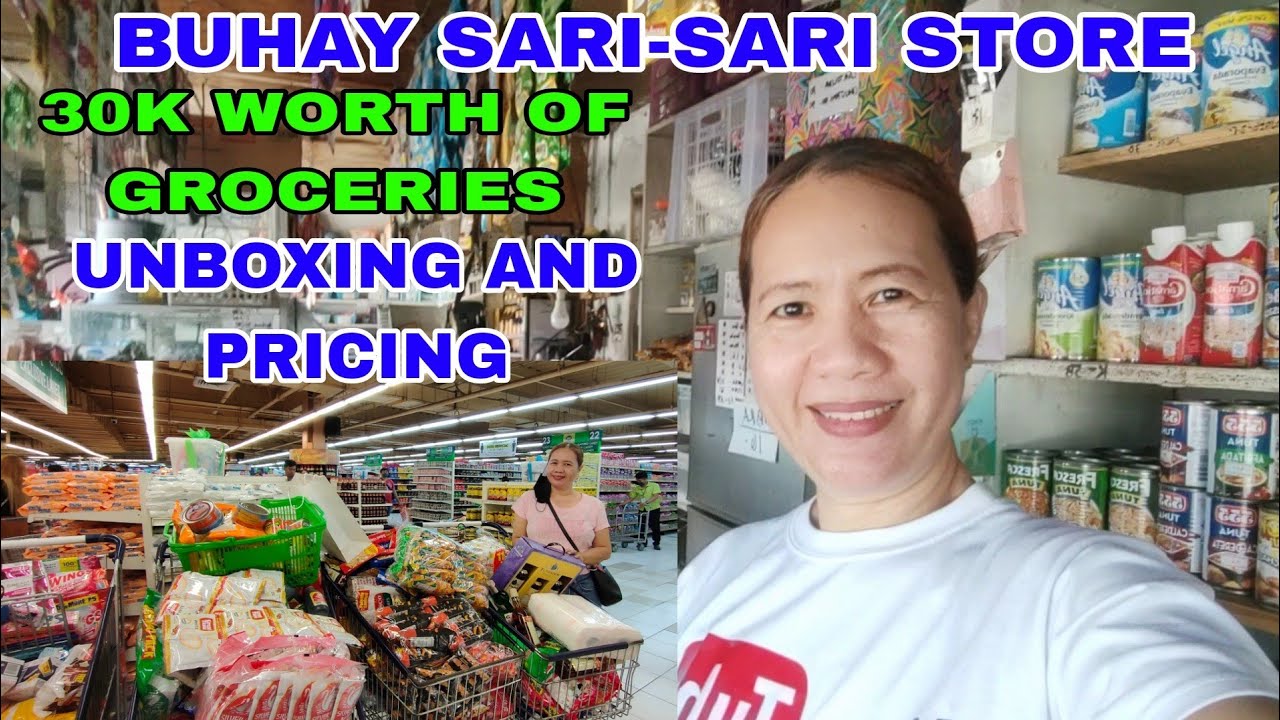 SARISARI STORE UPDATE 30K WORTH OF GROCERIES UNBOXING AND PRICING