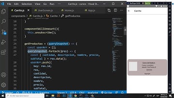 React Native Carrito de compras con Firebase parte 3