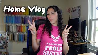 Home Vlog | beading + shopping haul + updates