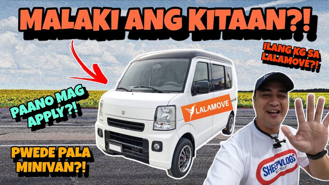 LALAMOVE -PAANO MAG APPLY ANG MINIVAN|LALAMOVE 4 WHEELS|HOW TO APPLY|600KG|DOUBLE BOOKING|SHEEPVLOGS