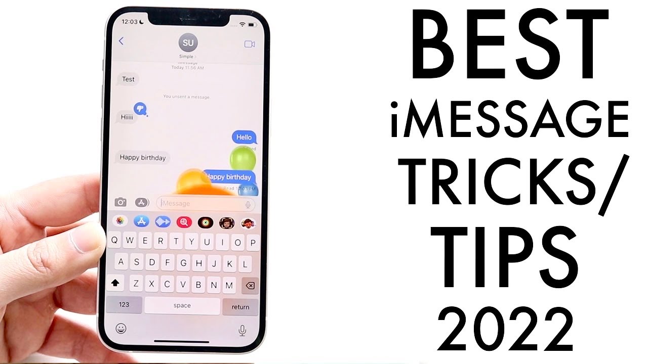 BEST iMessage Tricks & Tips! (2022)