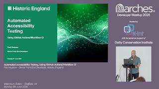 Automated Accessibility Testing Using GitHub Actions/Workflow CI (Sheffield, June 8, 2026)