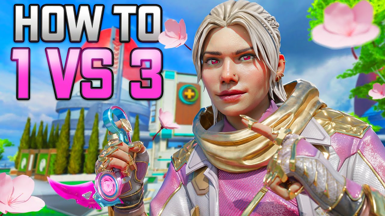 Взгляд изнутри на мастера боев 1 против 3 в Apex Legends