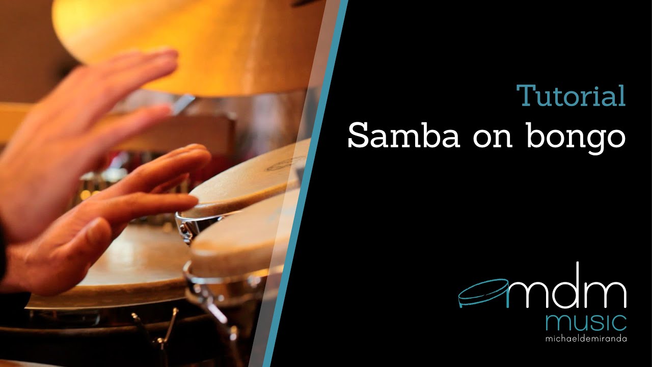 Samba on bongo, free lesson YouTube