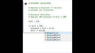 PYTHON CODE FOR DISCOUNT CALCULATOR IN SUPERMARKET
