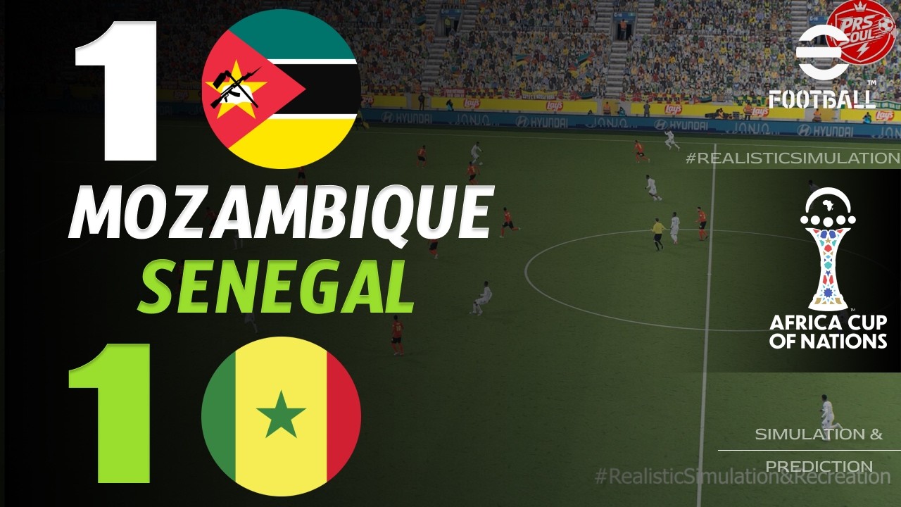 🔴 Résumé : Mozambique contre Sénégal 1 - 1 I HIGHLIGHTS & GOALS | CAN 2027 – Simulation eFootball