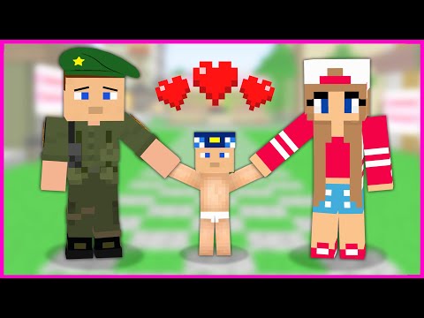 BEBEK ASKER VE AYÇA'NIN BEBEĞİ OLDU! 😍 - Minecraft