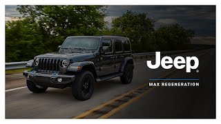 Jeep® | Wrangler 4xe Tips | Max Regenerative Braking Explained