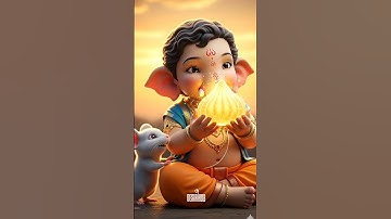 ✨ When Ganesh Ji Tastes the Magical Modak! 🍬🐭#ai #ganesh #mouse #shorts